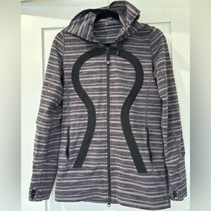 Lululemon Striped Gray Sweatshirt